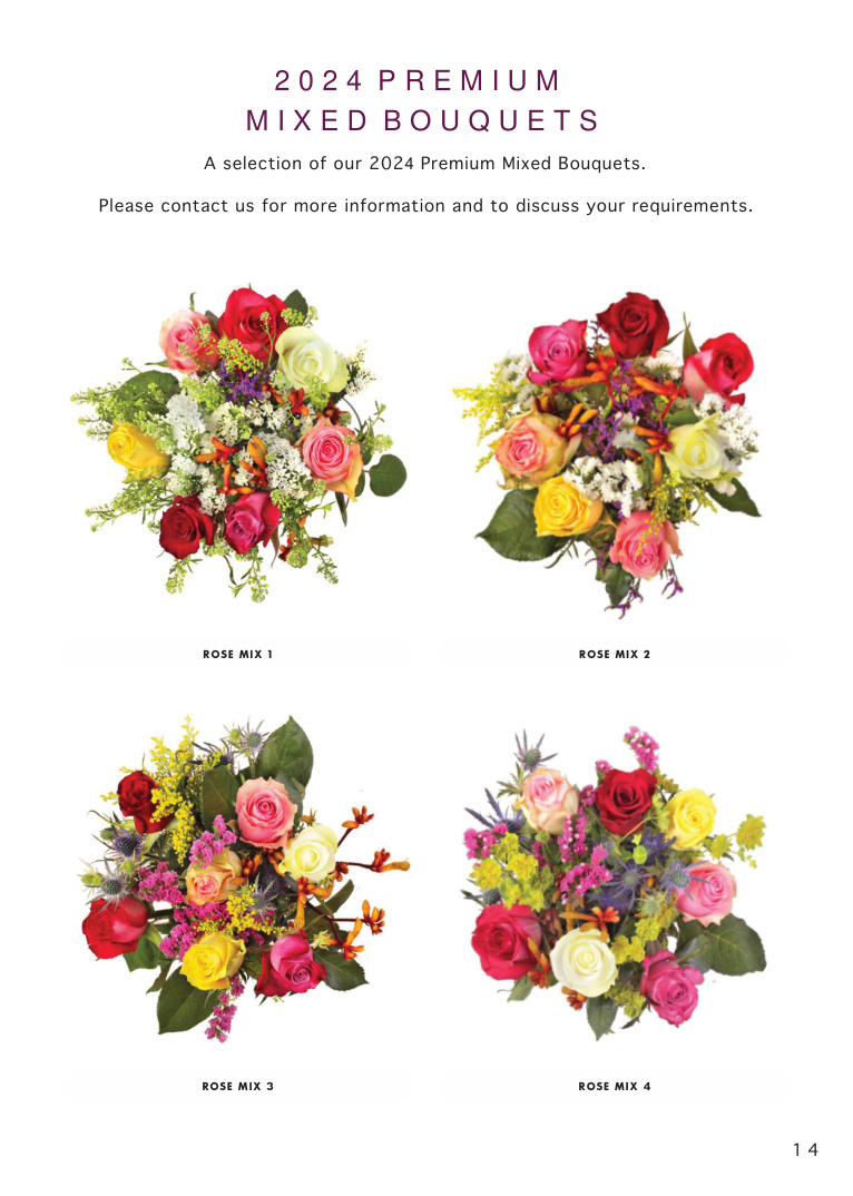 Rose mixed bouquets